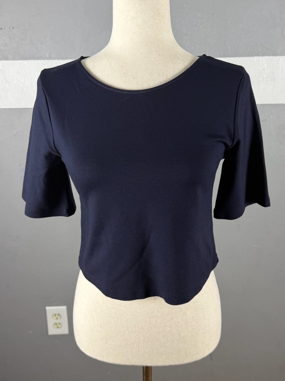 Ripley Rader Point Navy Short Sleeve Top